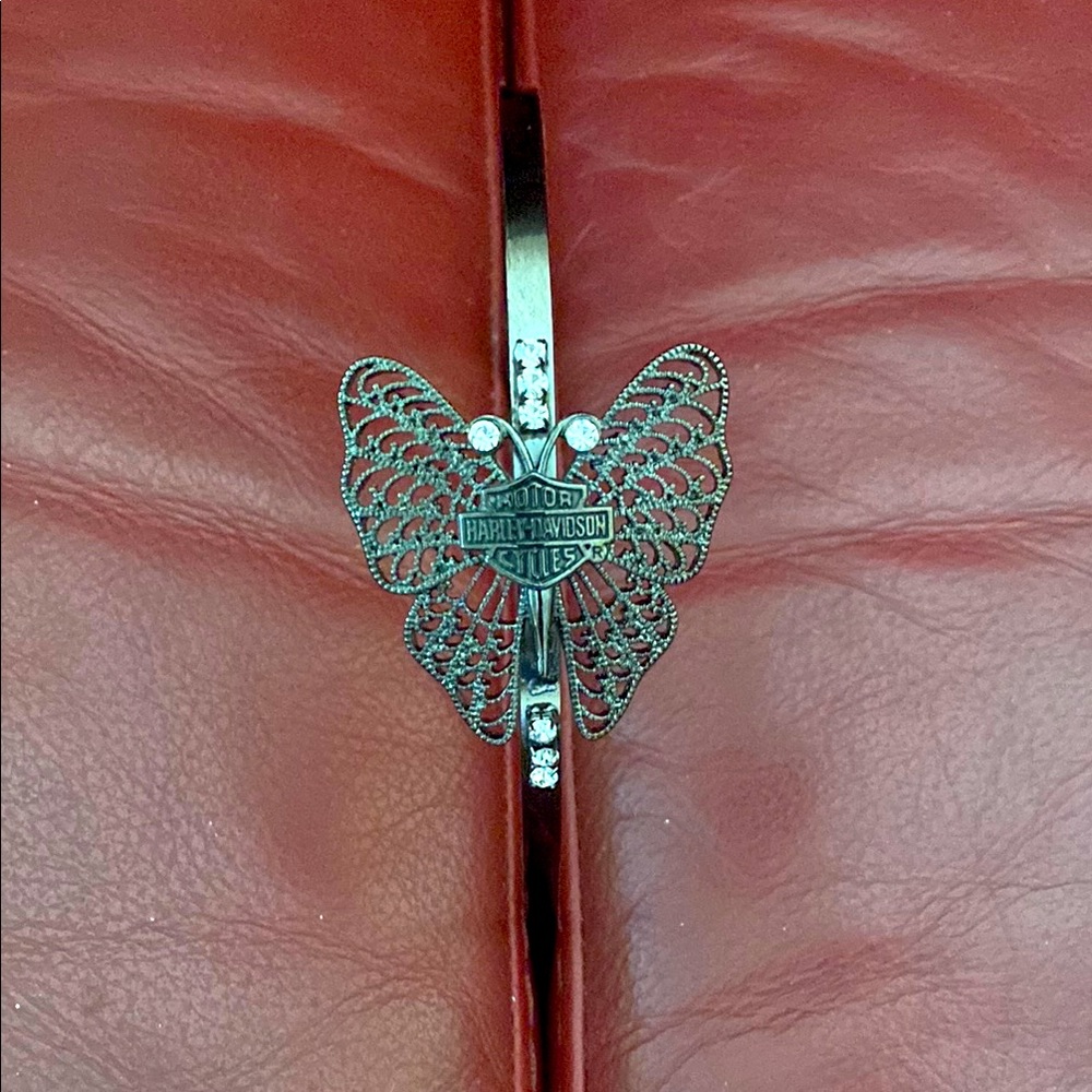 Harley-Davidson Silver Butterfly hair band